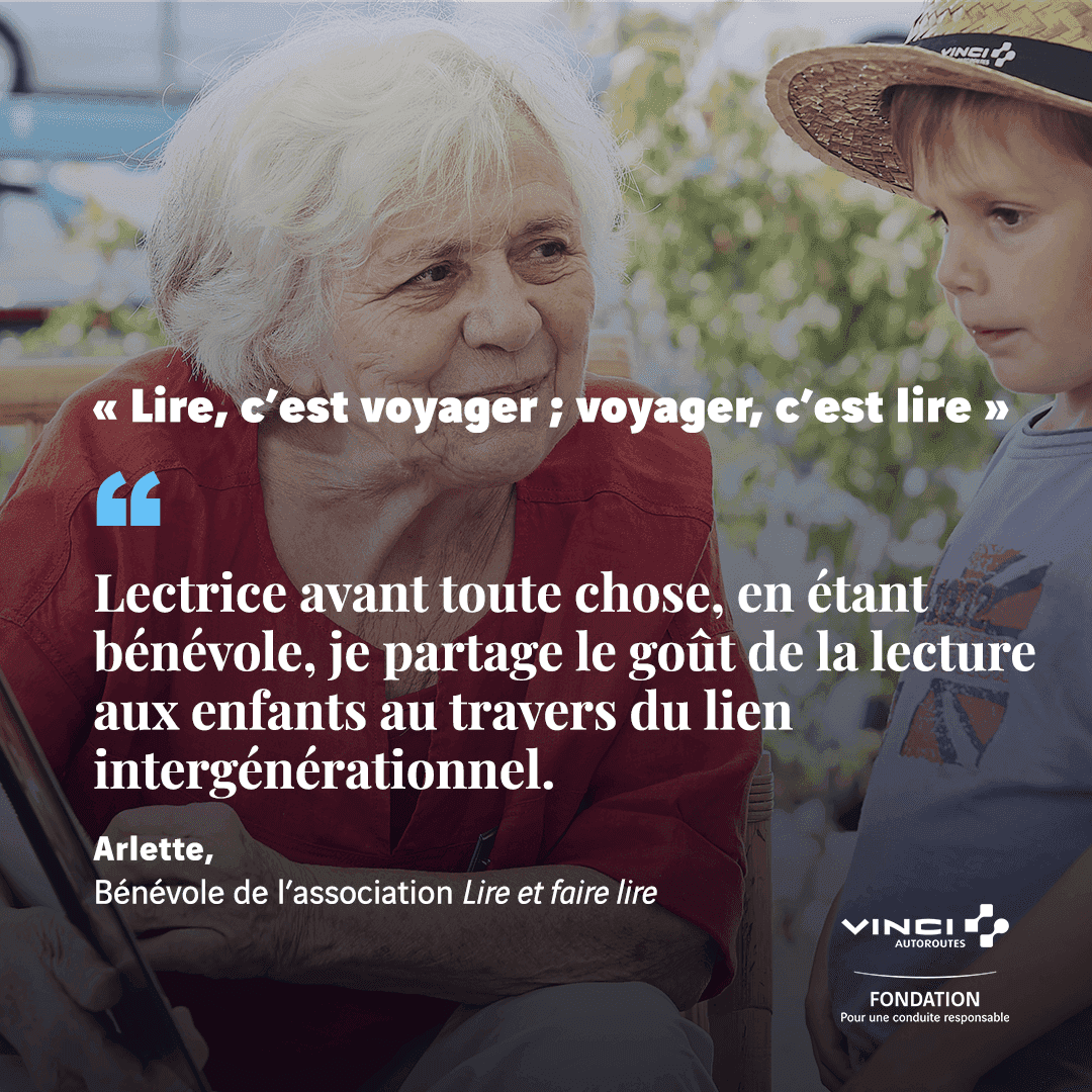 Association Lire et faire lire et la Fondation VINCI Autoroutes